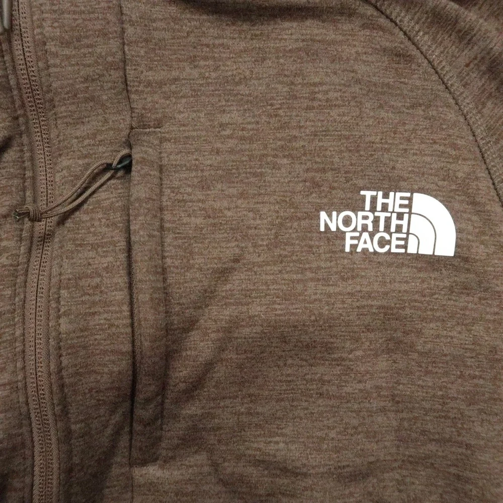 The North Face Pullover Mens Large Brown Canyonlands Fleece Quarter Zip Hiking